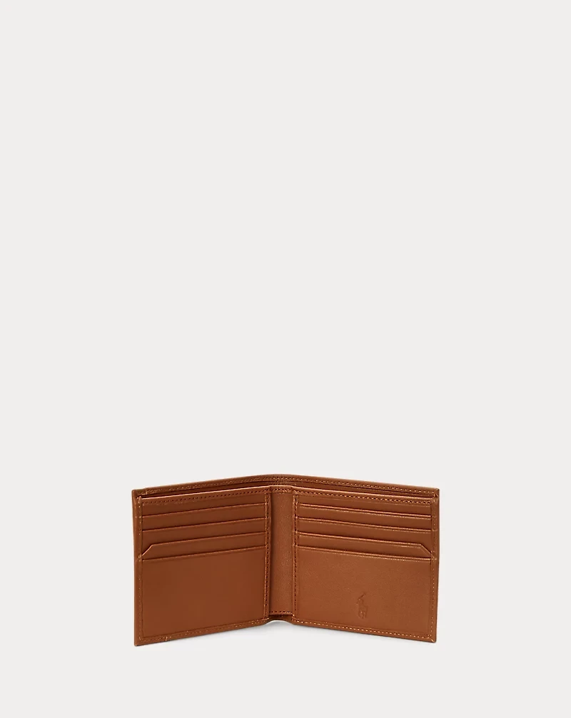 Smooth Leather Billfold Wallet