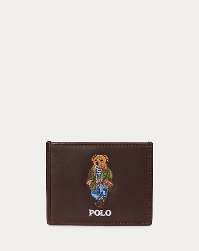 Polo Bear Leather Card Case