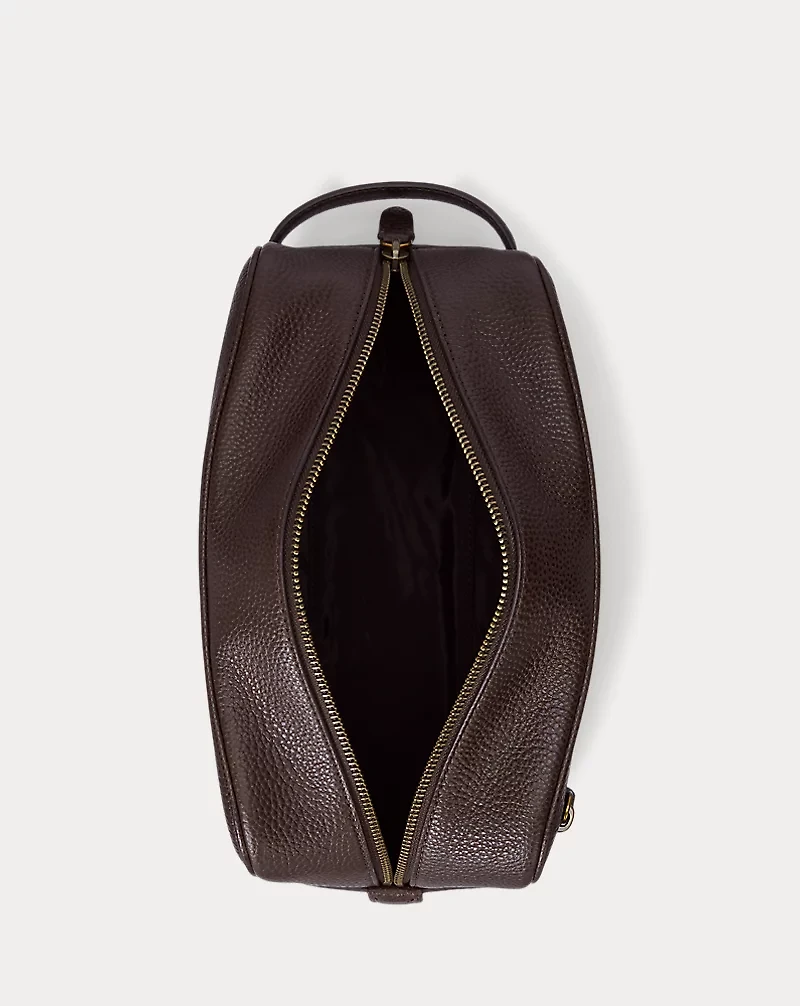 Pebbled Leather Travel Case