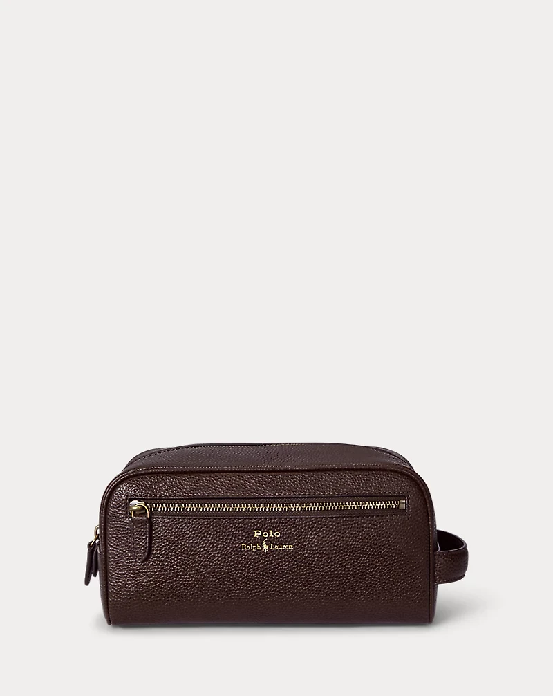 Pebbled Leather Travel Case