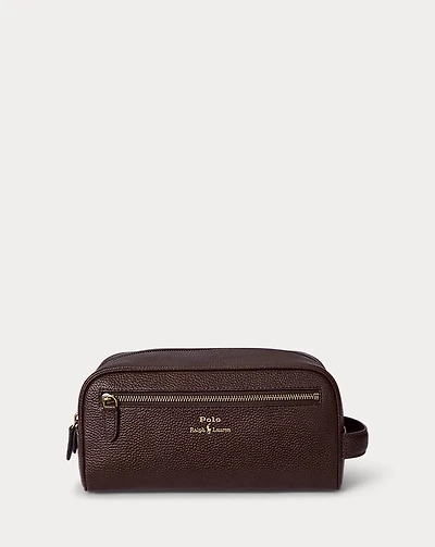 Pebbled Leather Travel Case