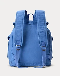 Flap-Top Canvas Backpack