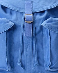 Flap-Top Canvas Backpack