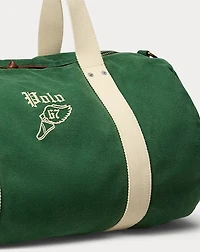 Embroidered Canvas Duffel