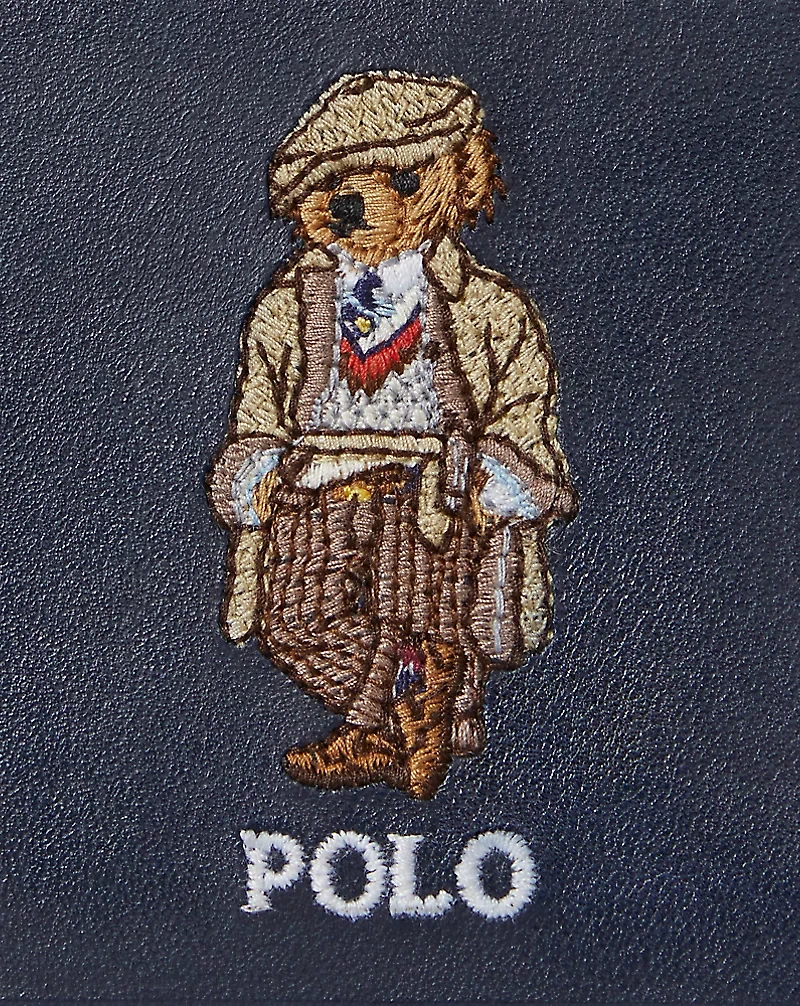 Polo Bear Leather Card Case