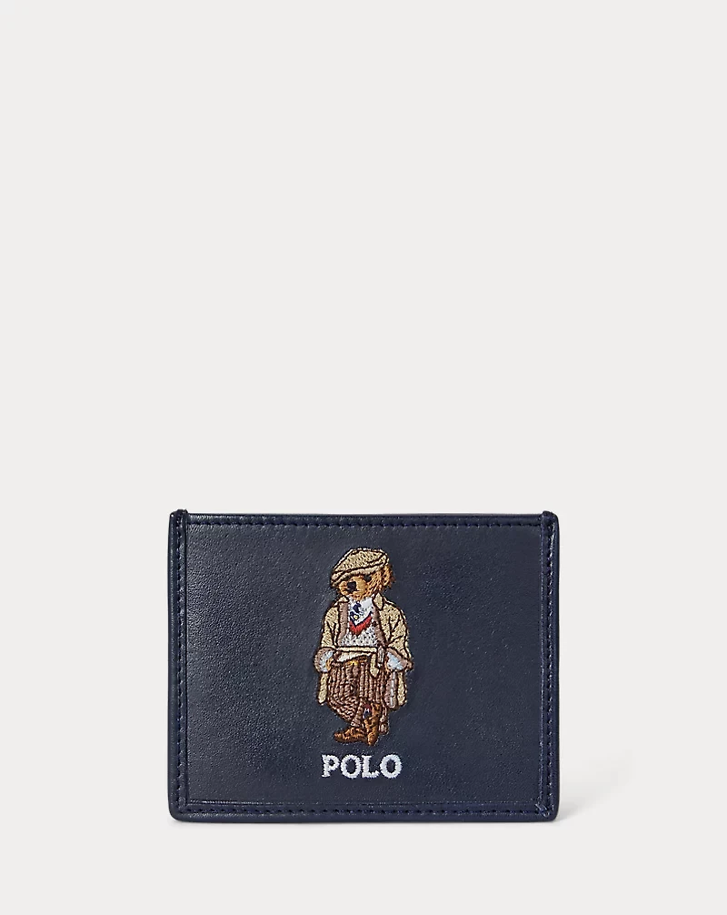 Polo Bear Leather Card Case