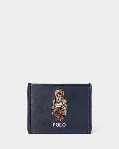 Polo Bear Leather Card Case