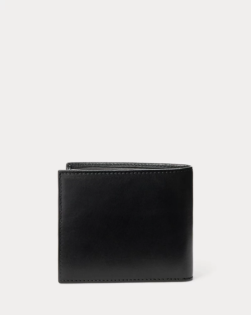 Polo Bear Leather Billfold Wallet