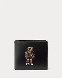 Polo Bear Leather Billfold Wallet