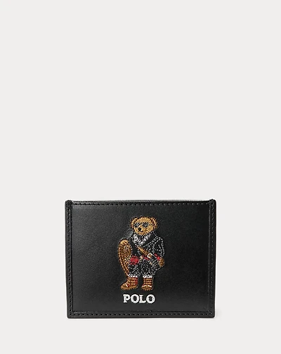 Polo Bear Leather Card Case
