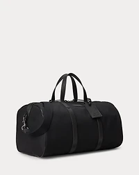 Leather-Trim Oxford Duffel