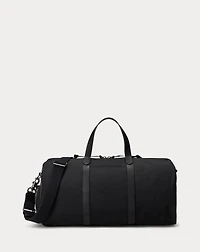 Leather-Trim Oxford Duffel