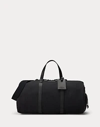 Leather-Trim Oxford Duffel