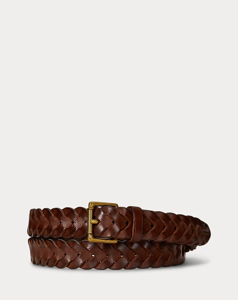 Braided Leather Belt