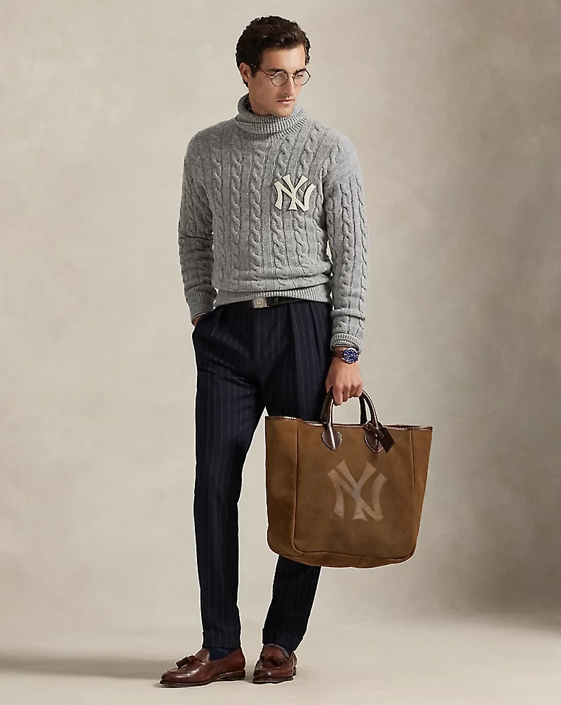 Polo Ralph Lauren Yankees Suede Tote