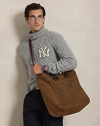 Polo Ralph Lauren Yankees Suede Tote