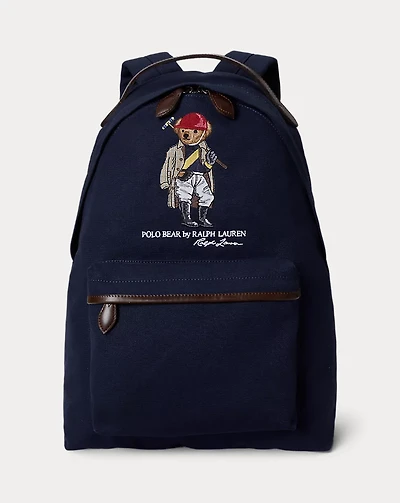 Polo Bear Canvas Backpack