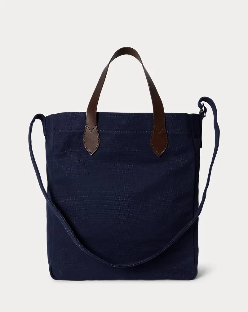 Polo Bear Canvas Shopper Tote