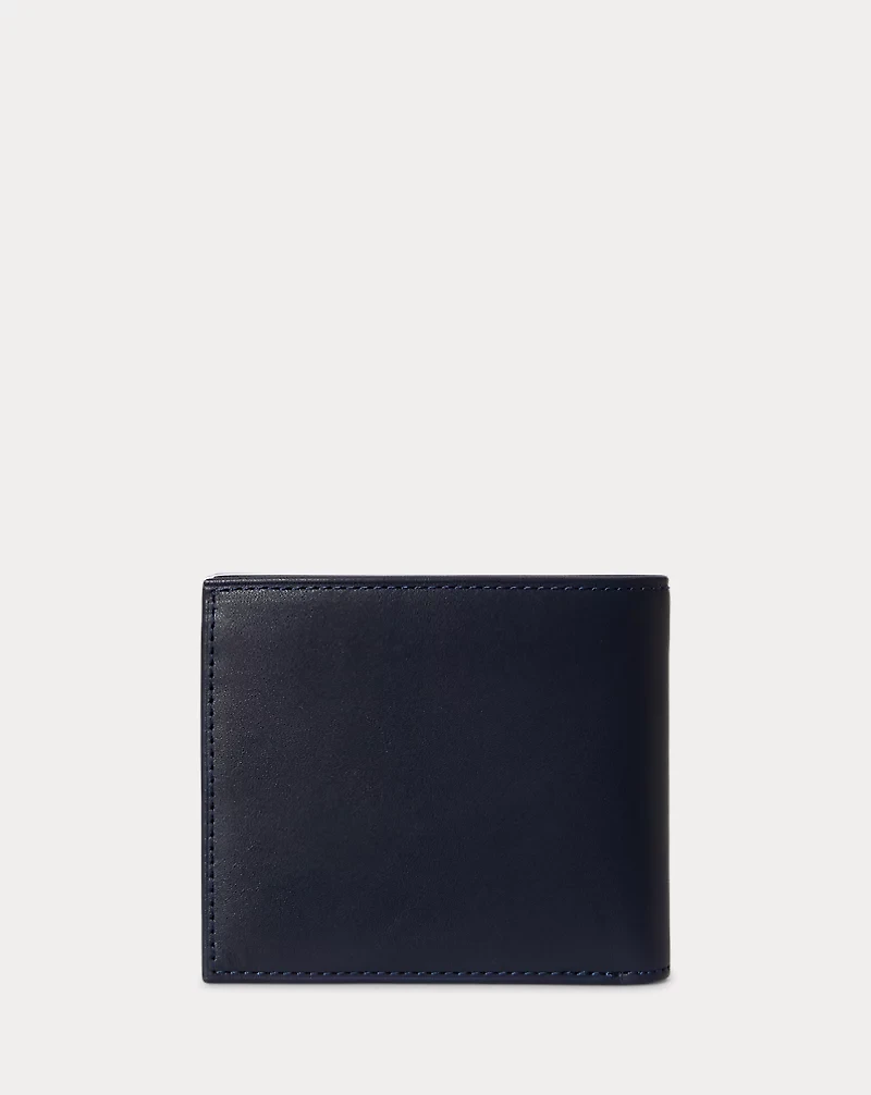 Polo Bear Leather Billfold Wallet