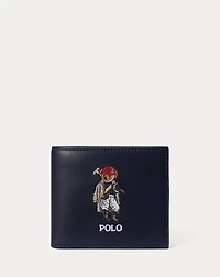 Polo Bear Leather Billfold Wallet