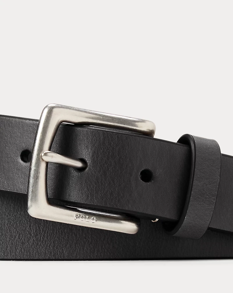 Western Leather Dress Belt