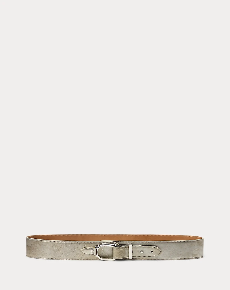 Welington Metallic Turnback Belt