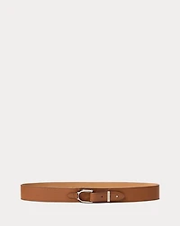 Welington Pebbled Calfskin Turnback Belt
