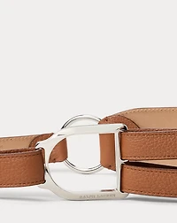 Welington Pebbled Tri-Strap Belt
