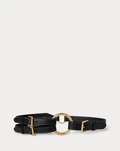 Tri-Strap O-Ring Leather Belt
