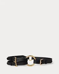 Tri-Strap O-Ring Leather Belt