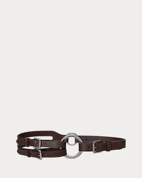 Tri-Strap O-Ring Leather Belt