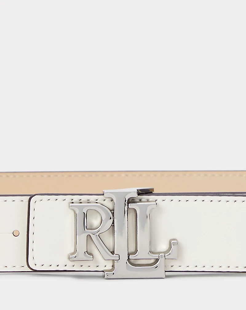 Logo Reversible Leather Belt