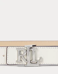 Logo Reversible Leather Belt