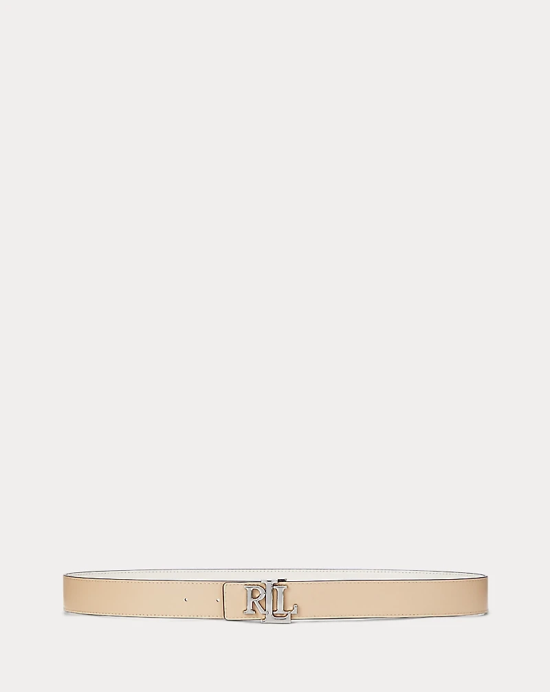 Logo Reversible Leather Belt