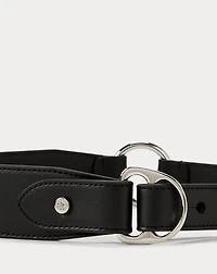 Equestrian D-Ring Leather Belt