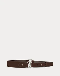 Equestrian D-Ring Suede Belt