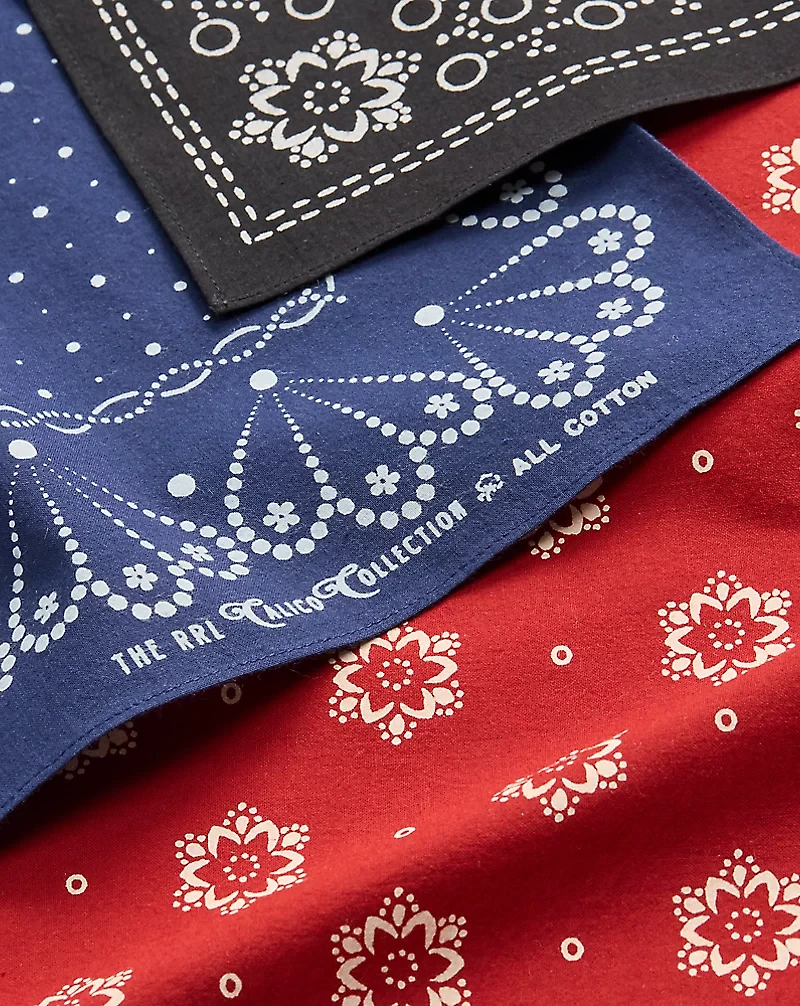 Calico-Print Bandanna 3-Pack