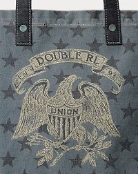 Star-Print Graphic Tote