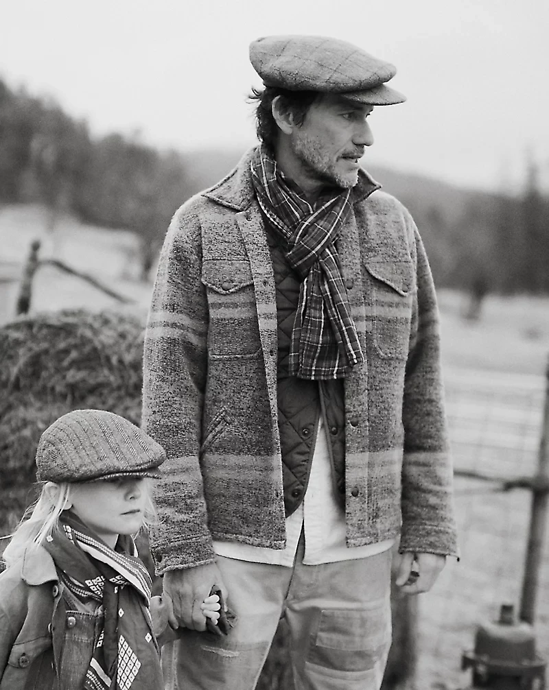 Plaid Double-Faced Cotton Scarf