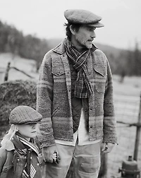 Plaid Double-Faced Cotton Scarf