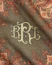 Paisley Wool Gauze Scarf