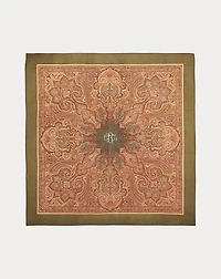 Paisley Wool Gauze Scarf