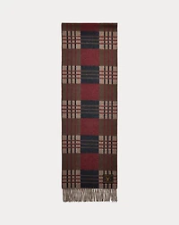 Patterned Wool-Cashmere Scarf