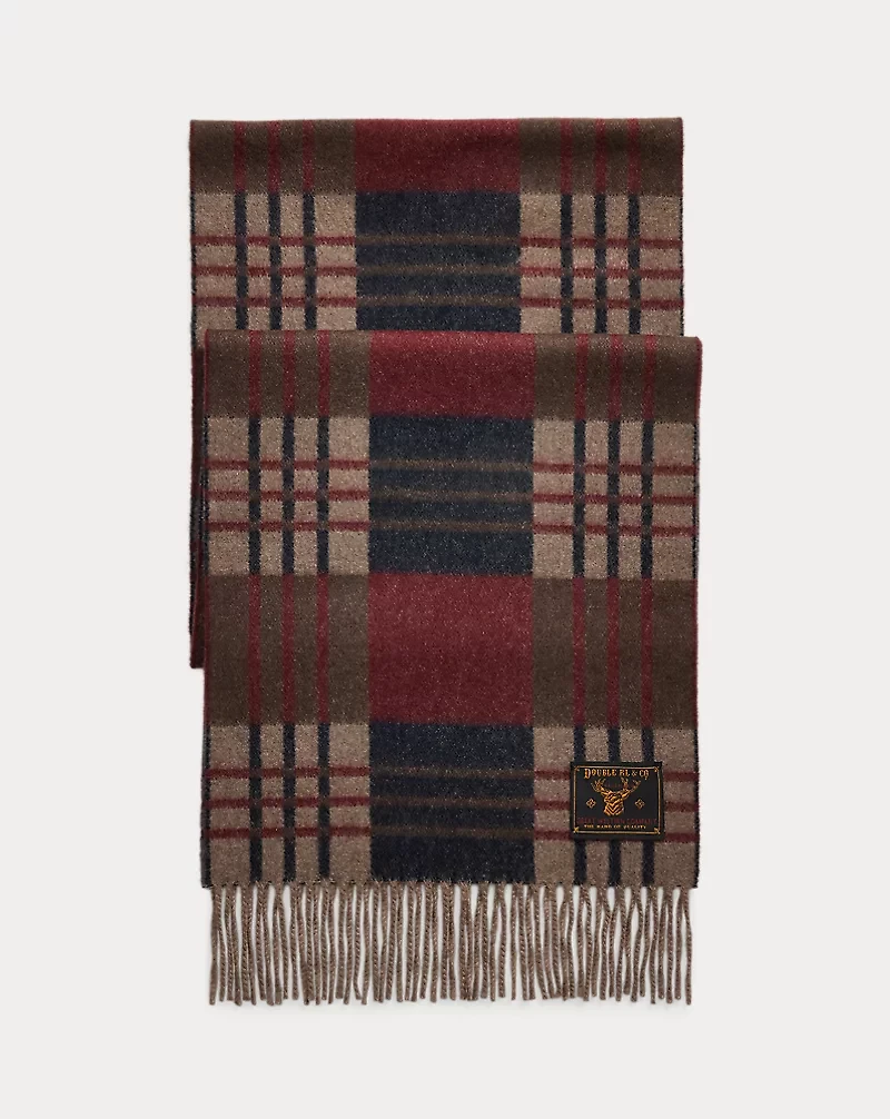 Patterned Wool-Cashmere Scarf