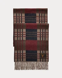 Patterned Wool-Cashmere Scarf