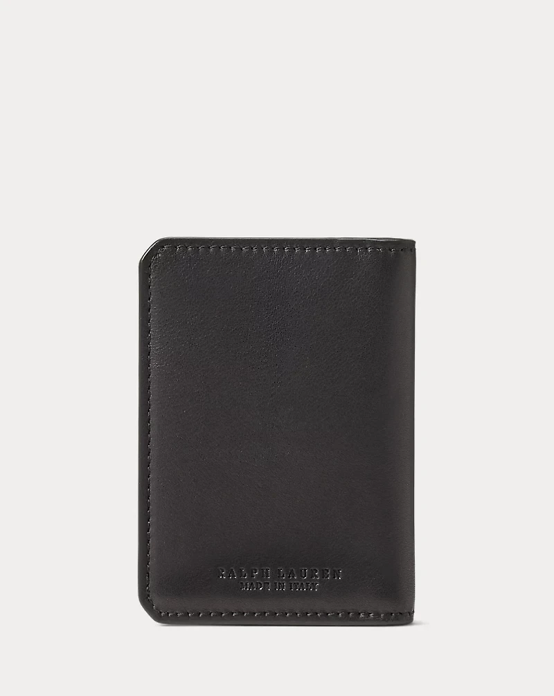 Calfskin Folded Card Case