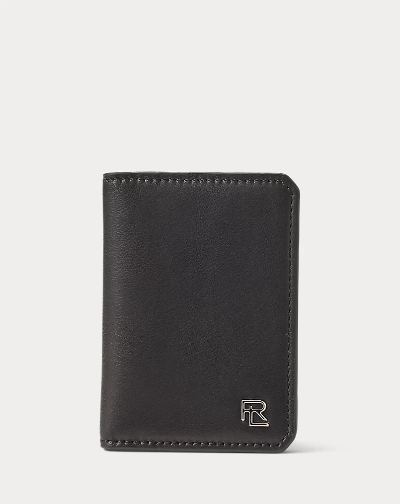 Calfskin Folded Card Case