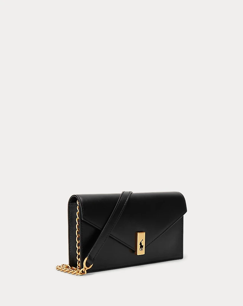 Polo ID Leather Chain Wallet & Bag