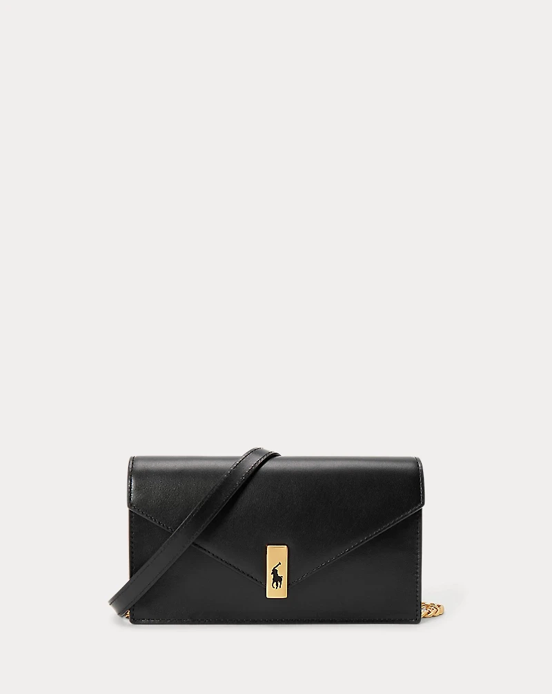 Polo ID Leather Chain Wallet & Bag