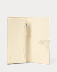 Polo Bear Leather Snap Wallet
